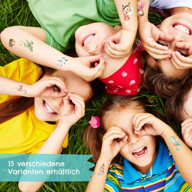 Haavat ja hämähäkit - 6 arkkia, 100 lasten tatuointia - Papierdrachen - Image 6