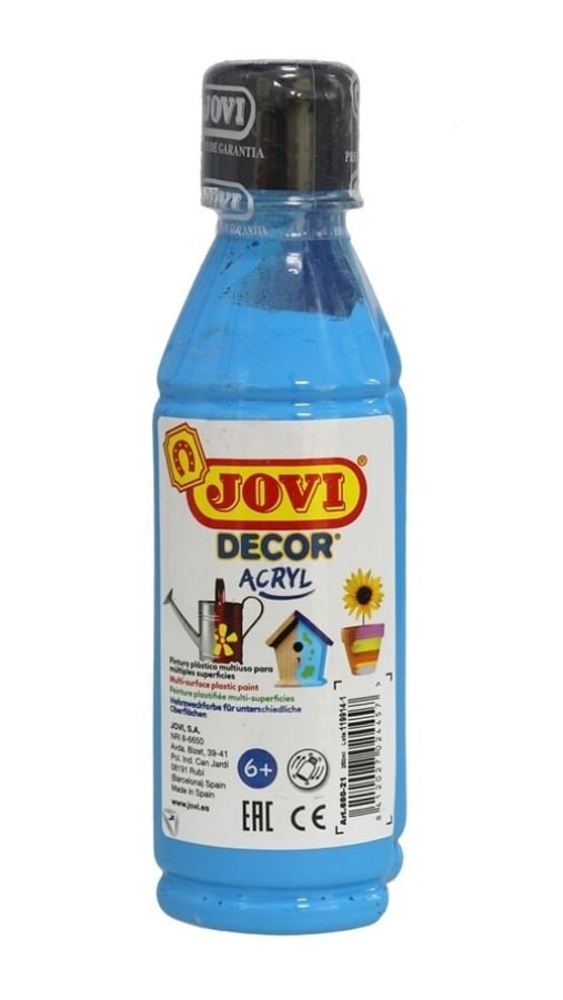 Sininen - Akryyliväri 250ml - JoviDecor