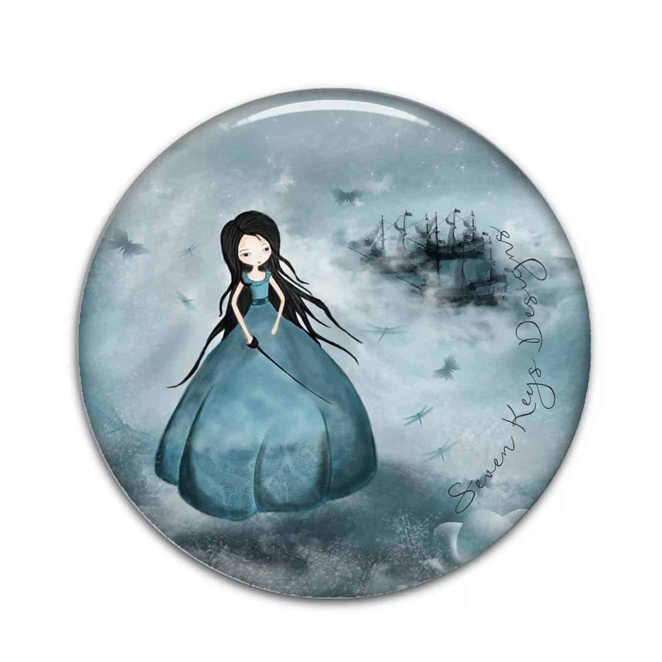 Merirosvo-Anne - taskupeili - Seven keys designs