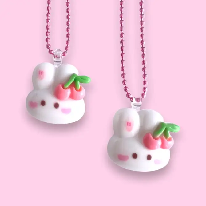 Kawaii-kirsikkapupu kaulakoru - Pop Cutie - Image 3