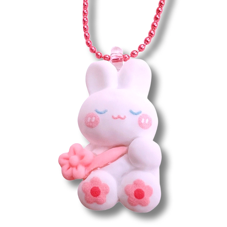 Kawaii-kirsikkapuunkukkalaukkupupu kaulakoru - Pop Cutie