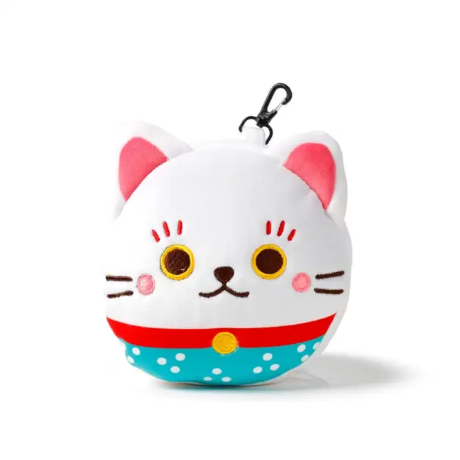 Maneki Neko Lucky Cat - reissupehmo: matkatyyny ja unimaski - Relaxeazzz Travel Buddy - Image 3