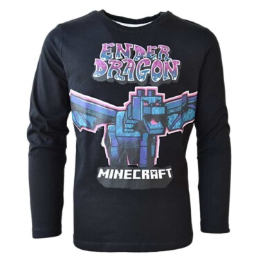 Ender Dragon Minecraft pitkähihainen t-paita - koot 116&128