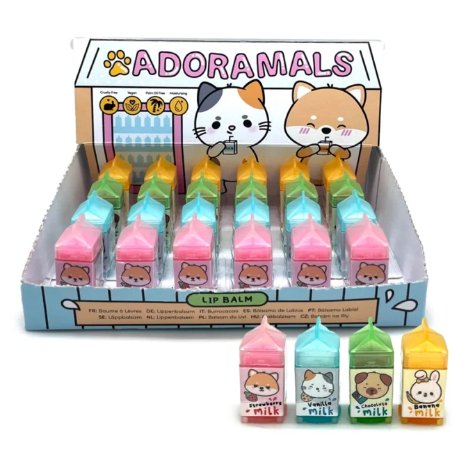 Strawberry milk huulivoide - Adoramals - Image 2