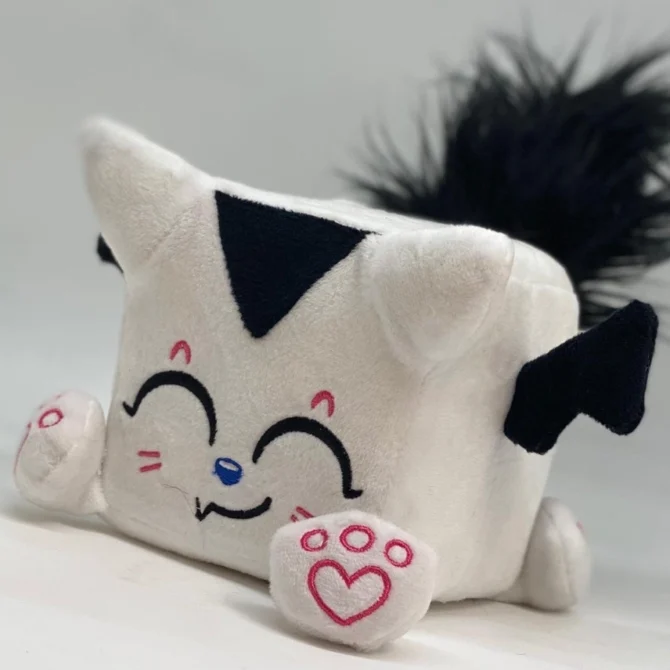 Batsy White Bat - Squaredy Cats - Image 3