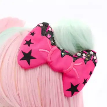 Pinkki rusetti - Kawaii Hair Candy