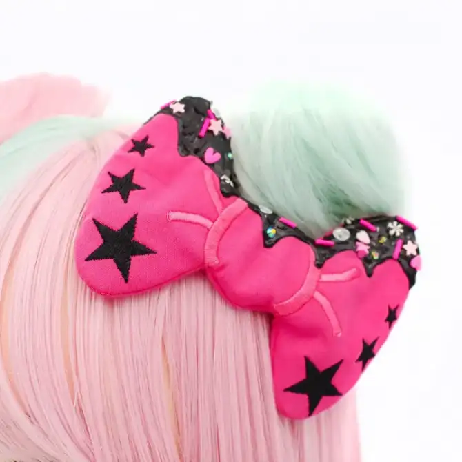 Pinkki rusetti - Kawaii Hair Candy