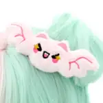 Vaaleanpunainen lepakko pehmohiuskoriste - Kawaii Hair Candy - Image 2