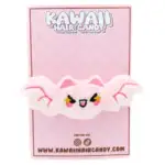 Vaaleanpunainen lepakko pehmohiuskoriste - Kawaii Hair Candy