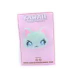 Minttu kissa pehmohiuskoriste - Kawaii Hair Candy - Image 3