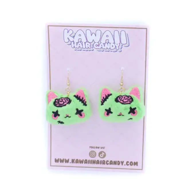 Zombikissa pehmokorvikset - Kawaii Hair Candy - Image 2