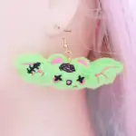Zombilepakko pehmokorvikset - Kawaii Hair Candy