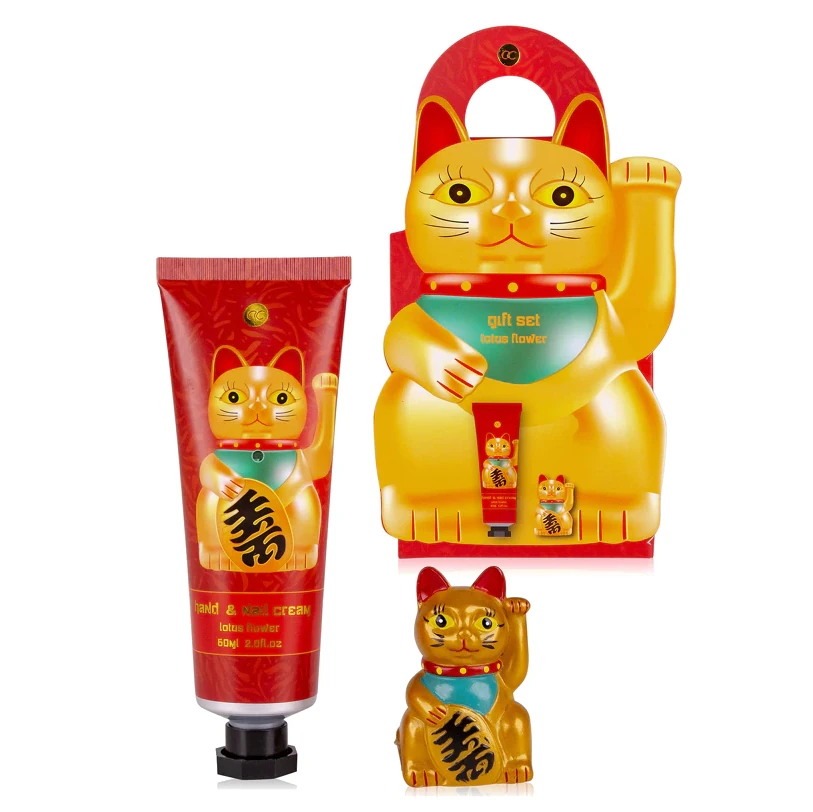 Maneki Neko lahjasetti: käsivoide & huulivoide