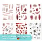 Haavat ja hämähäkit - 6 arkkia, 100 lasten tatuointia - Papierdrachen - Image 2