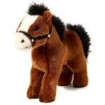 Ruskea hevospehmolelu - Uni Toys