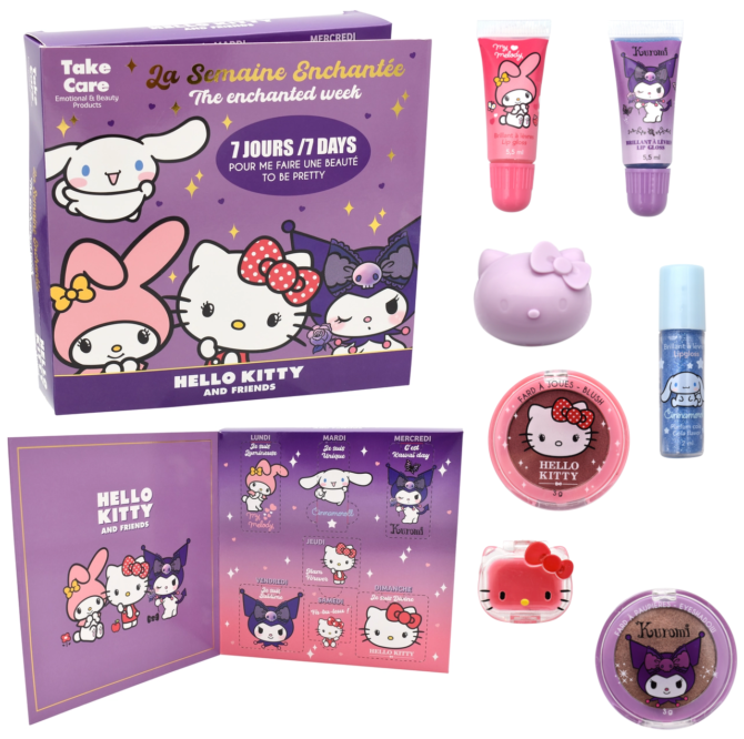 Sanrio meikkilahjapakkaus yllätysluukuilla