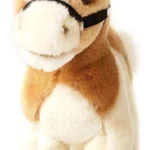Ruskeavalkoinen hevospehmolelu - Uni Toys - Image 2